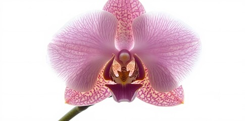 Fototapeta premium Pink Orchid Flower with Delicate Petals