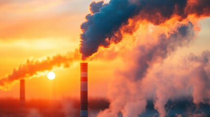 Obraz premium Carbon neutrality strategies for emissions reduction and corporate responsibility 