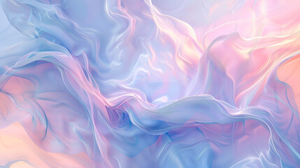 Obraz premium Abstract background with colorful iridescent holographic foil ,abstract background of holographic silk or satin texture for design