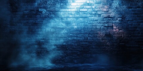 Obraz premium Dark Textured Wall with Mysterious Fog Effect