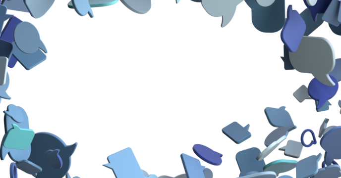 Network Communications with email symbol.