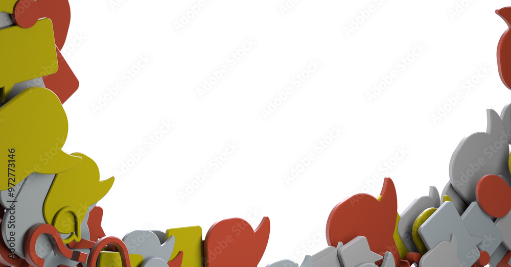 Aufkleber email inbox electronic communication graphics concept