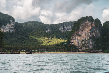 rock formations at the railay beach