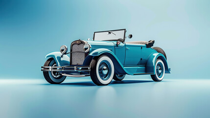 vintage car classic car retro vehicle convertible antique car oldtimer open-top car historic automobile collectible car blue car vintage automobile classic design