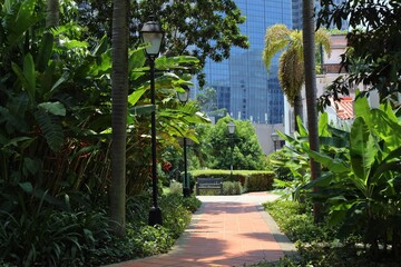 Ann Siang Hill Park in Singapore Chinatown