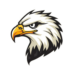 Collection of Bald Eagle Logo Designs Isolated