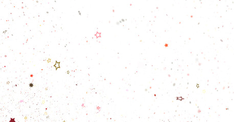 XMAS Stars - A gray whirlwind of golden snowflakes and stars. New