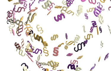 3d Symbol of Law and Justice, with lots of copy space for your individual text