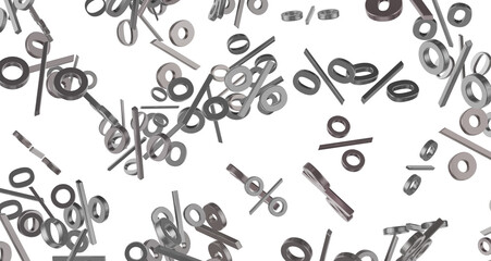 percent sign percentage icon interest rate background transparent PNG