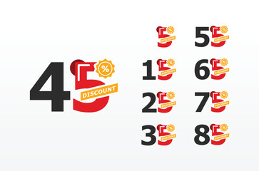 Discount Sale Vector Design Collection