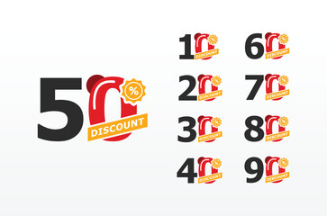 Discount Sale Vector Design Collection