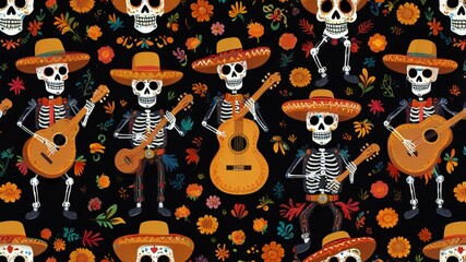 pattern with funny animals