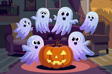 Obraz premium Haunted Havoc Manor: A Nightmare on Elm Street.