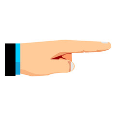 finger pointing