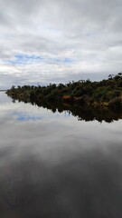 Hiking along the Punakaiki River Track and coastline in the Paparoa National Park, New Zealand