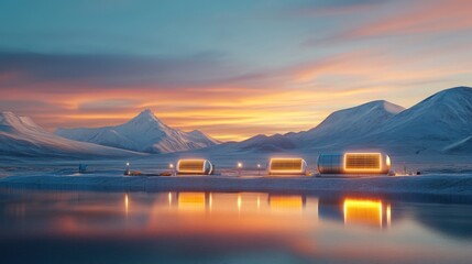 Futuristic battery farm, smart energy storage, solar energy harvesting system