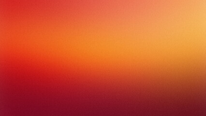 Fundo gradiente desfocado blured vermelho e laranja. Capa para poster, cartaz, apresenta&ccedil;&atilde;o de produto. Banner para website. Fundo de tela, prote&ccedil;&atilde;o de tela. Fundo texturizado com efeito ru&iacute;do.