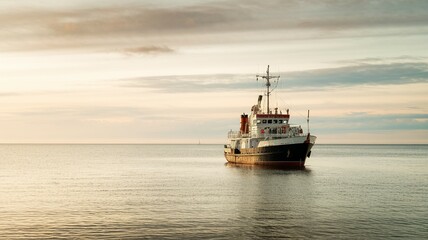 Naklejka premium Ship