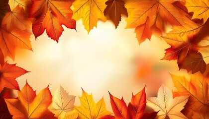 秋をイメージさせるグラフィック