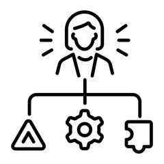 Methodology icon in line style 