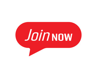 join now text information sign	