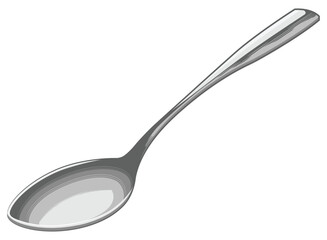 Spoon Side Quarter View Kitchen Utensil