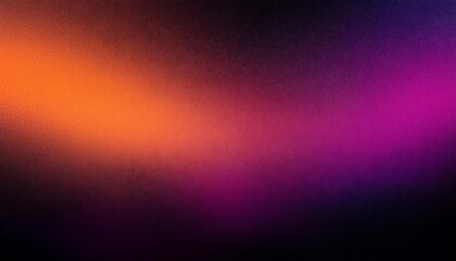 Obraz premium Grainy Gradient Background with dark Orange, Pink, and Purple Noise Texture 