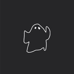 halloween minimal sketch doodle Simple, elegant and stylish collection of modern hand drawn illustrations, logos, design