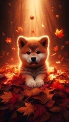 Obraz premium Akita Inu - Sheba