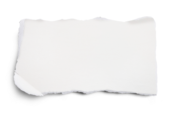 white paper ripped message torn	