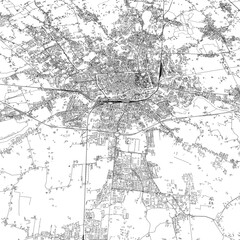 Fototapeta premium 3D illustration of city and urban in Treviso Italy 