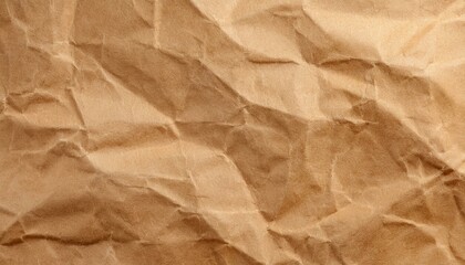 Abstract crumpled and creased recycle brown paper texture background