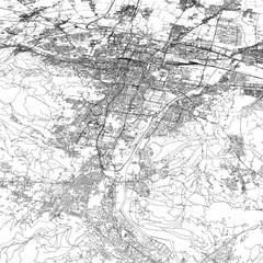 Naklejka premium 3D illustration of city and urban in Brescia Italy