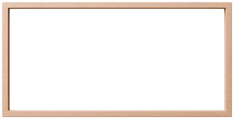 3D素材_木製のフレーム_四角