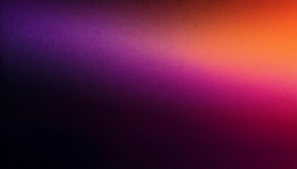 Obraz premium Grainy Gradient Background with dark Orange, Pink, and Purple Noise Texture 