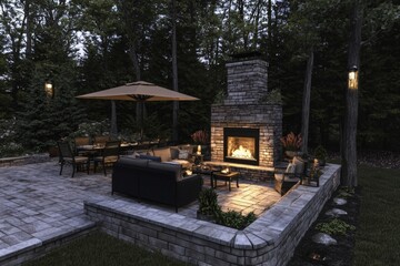 In the yard, you will find soft sofas and armchairs, a country house with a porch, and a villa with a patio.