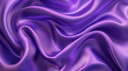Obraz premium luxurious and elegant purple wavy silk satin fabric.