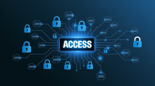 Cybersecurity Network Concept