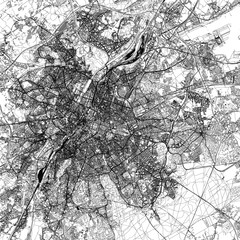 Fototapeta premium 3D illustration of city and urban in Brussels Belgium