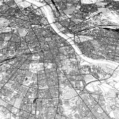 Fototapeta premium 3D illustration of city and urban in Warsaw Poland