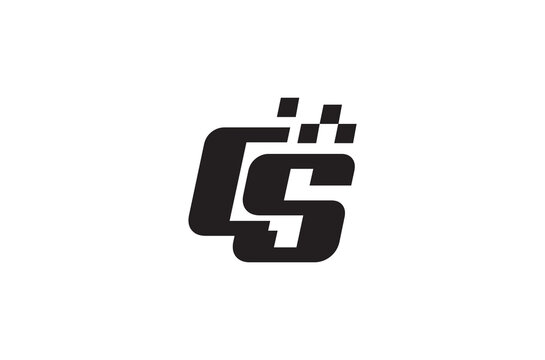 CS Letter Logo, letter cs logo design vector template, monogram logo, CS logo letter initial,
