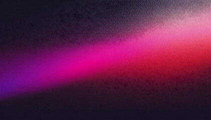 Fototapeta premium Dark Grainy Poster Background with Magenta, Red, and Purple Glowing Abstract Shapes