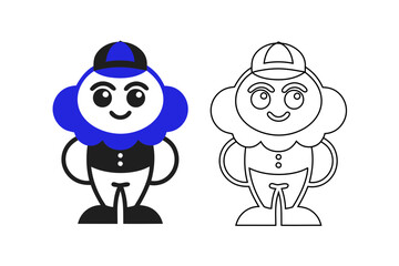 mascot logos for a cotton clothing 