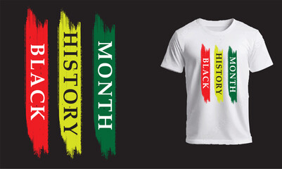 Print Black History Month typography t-shirt design. Famous quotes t-shirt design.