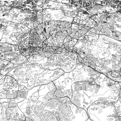 Fototapeta premium 3D illustration of city and urban in Kuala Lumpur Malaysia