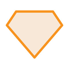 Diamond icon template