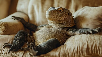 Close-up of two green turtles on a wooden table, isolated against a white background