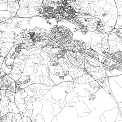 3D illustration of city and urban in Canberra Australia