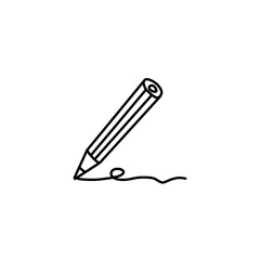 Obraz premium Pencil icon