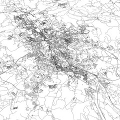 Fototapeta premium 3D illustration of city and urban in Braga Portugal
